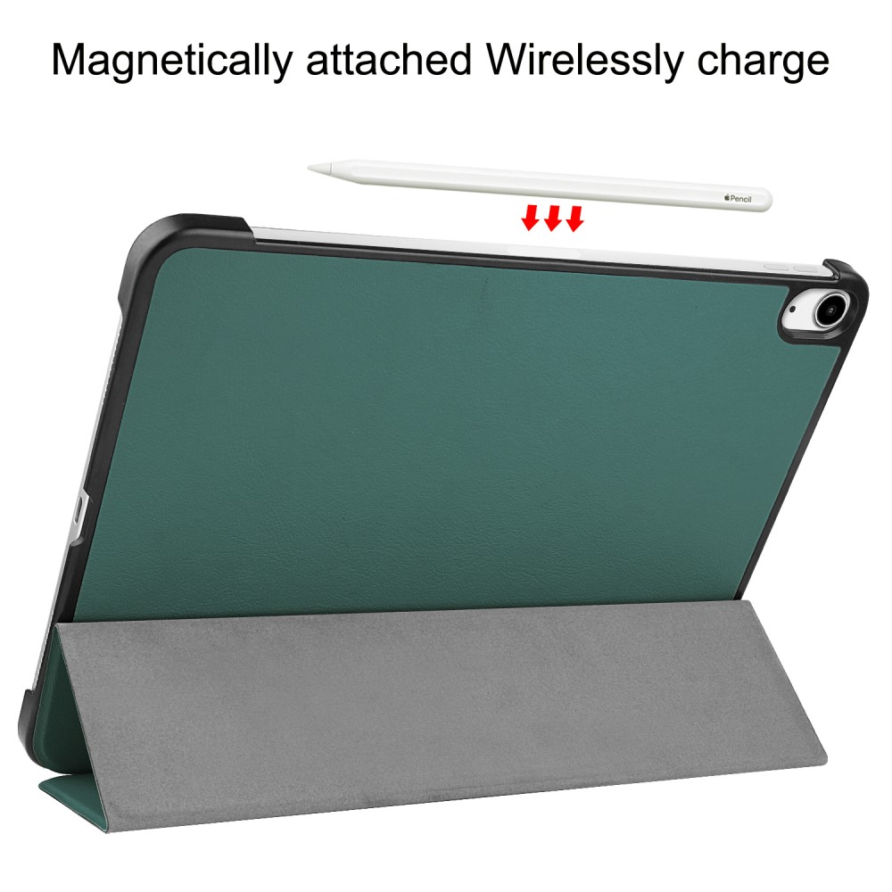  iPad Air 13 2026-2024 Fodral Tri-Fold Grön