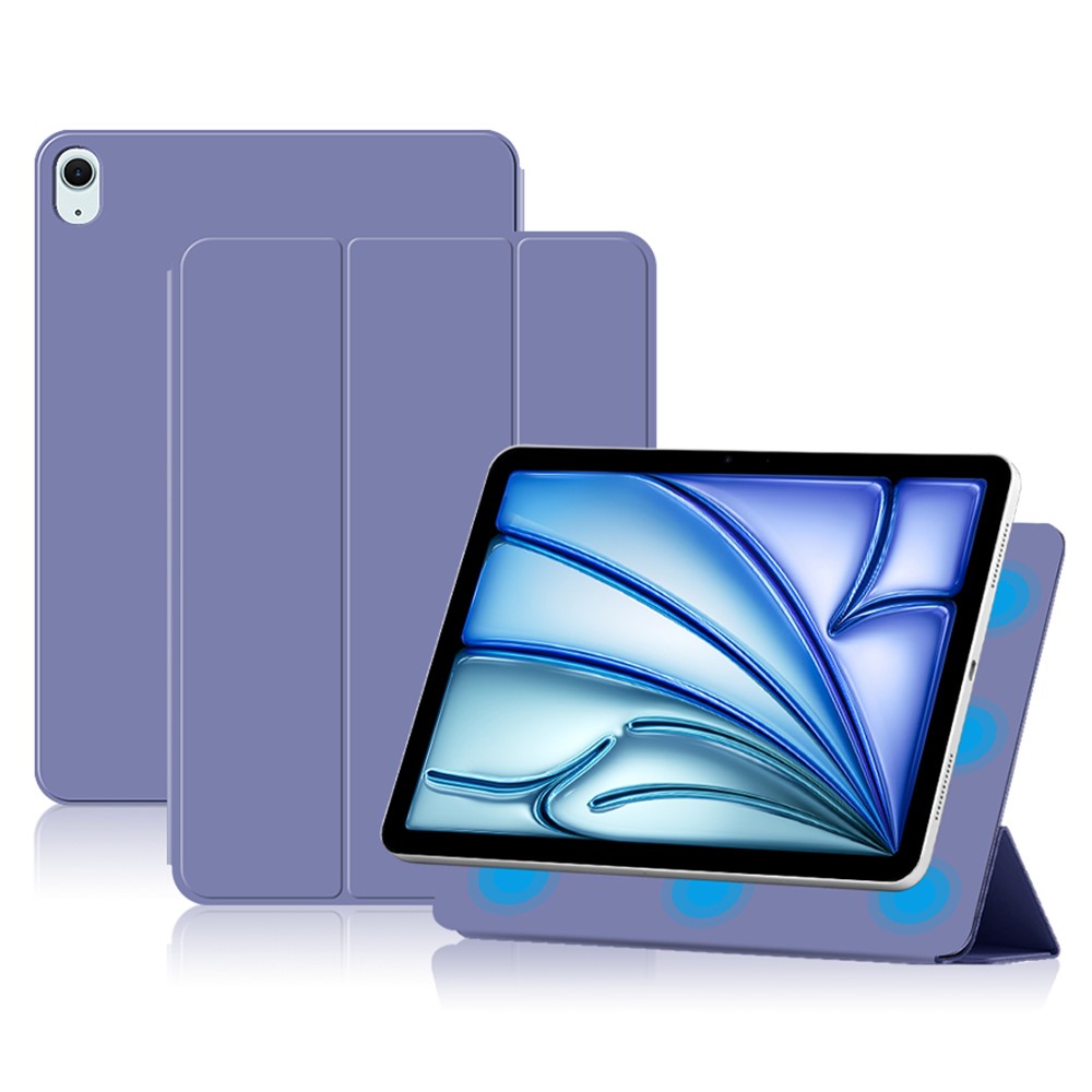  iPad Air 13 2026-2024 2in1 Magnetiskt Fodral Lila
