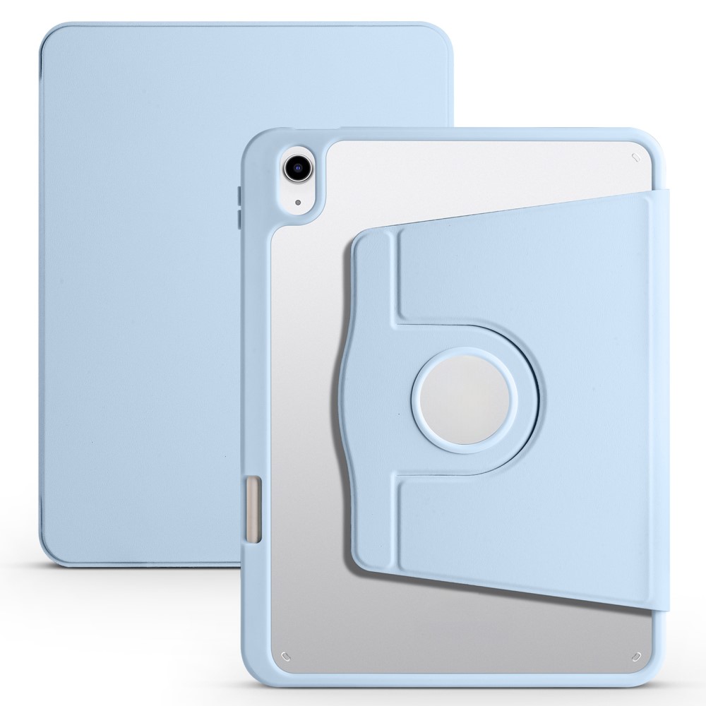  iPad Air 13 2026-2024 Fodral Hybrid Rotation Pennhållare Blå