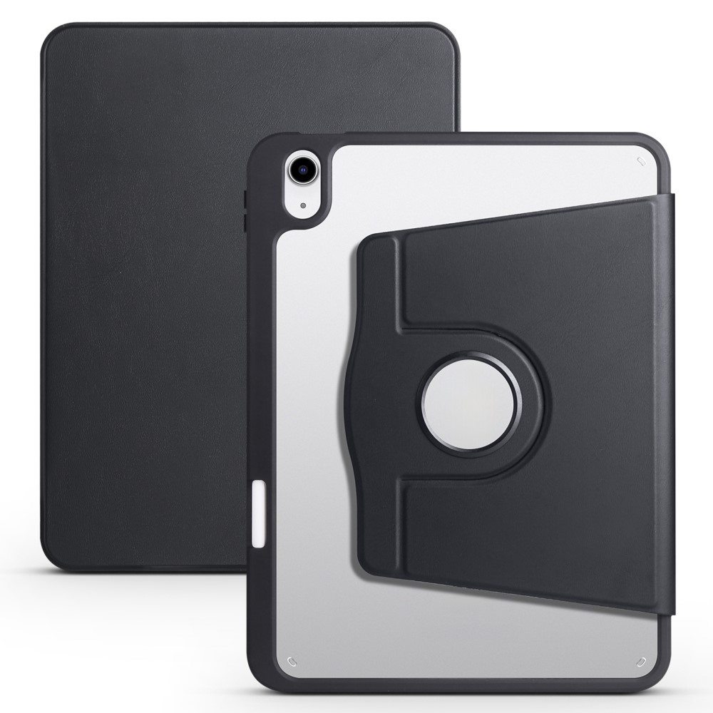  iPad Air 13 2026-2024 Fodral Hybrid Rotation Pennhållare Svart