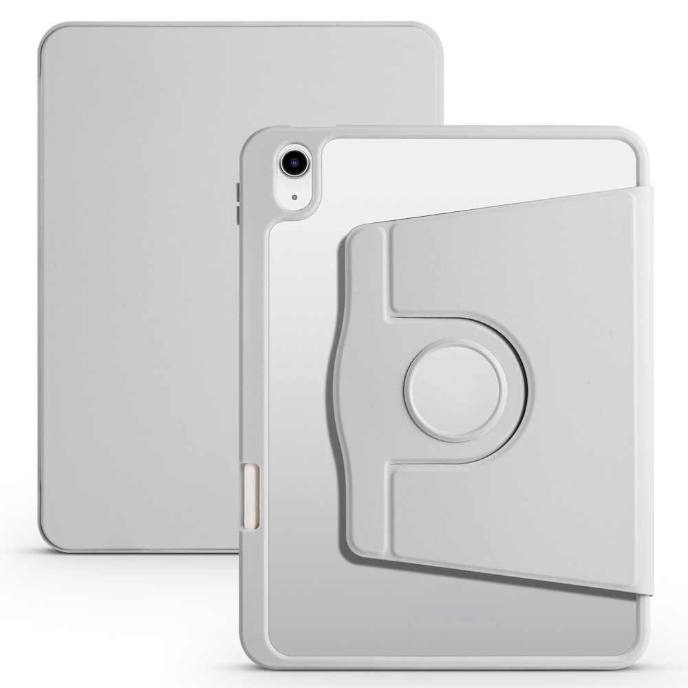  iPad Air 13 2026-2024 Fodral Hybrid Rotation Pennhållare Grå