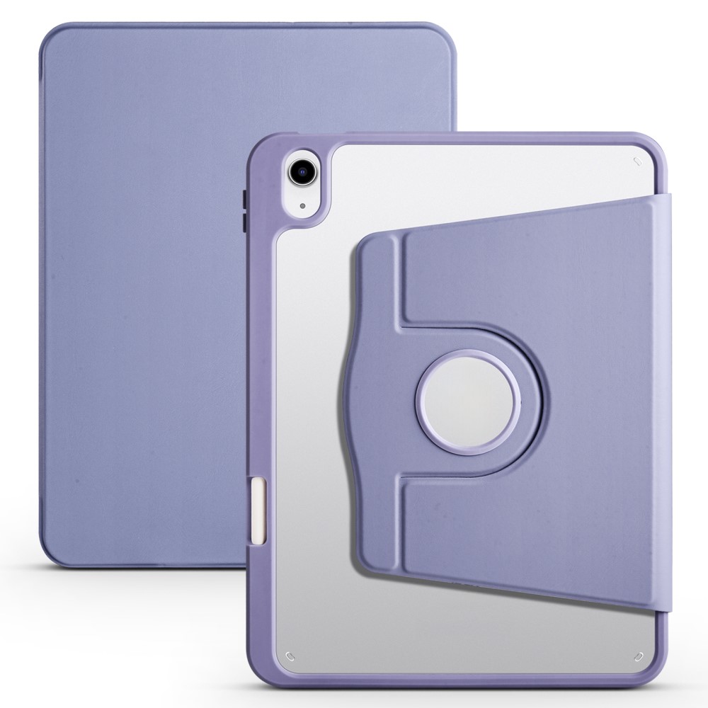  iPad Air 13 2026-2024 Fodral Hybrid Rotation Pennhållare Lila