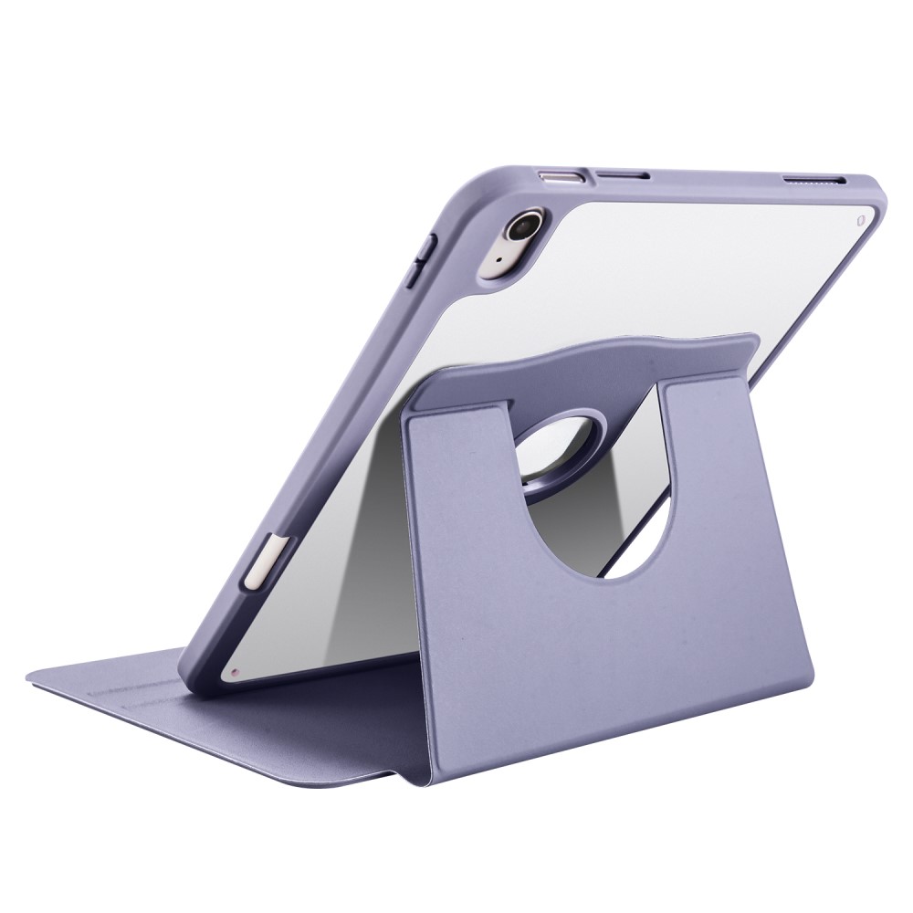 iPad Air 13 2026-2024 Fodral Hybrid Rotation Pennhållare Lila