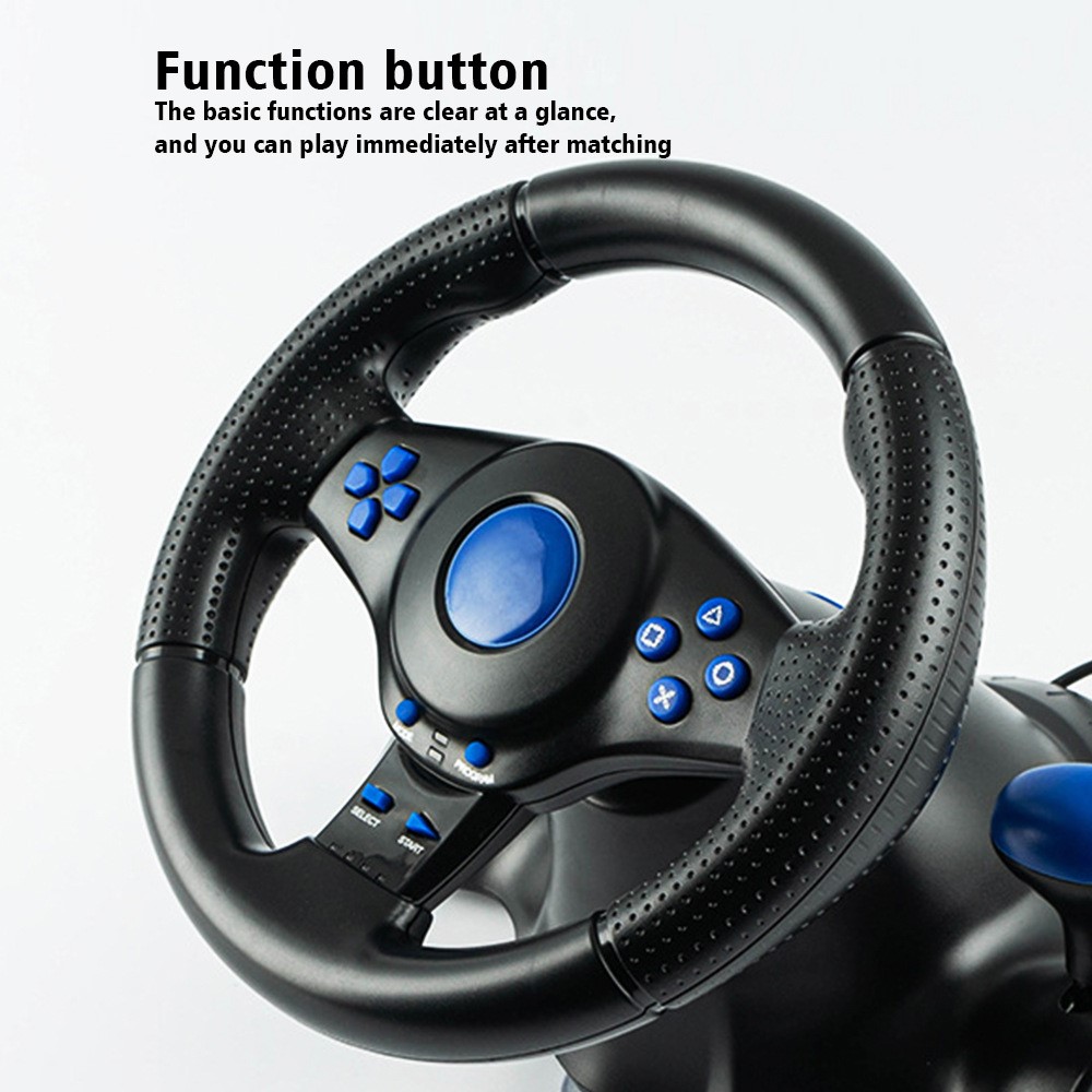 DATA FROG DATA FROG Gamingratt & Pedal För PS4/PS3/SWITCH/XB/PC Svart