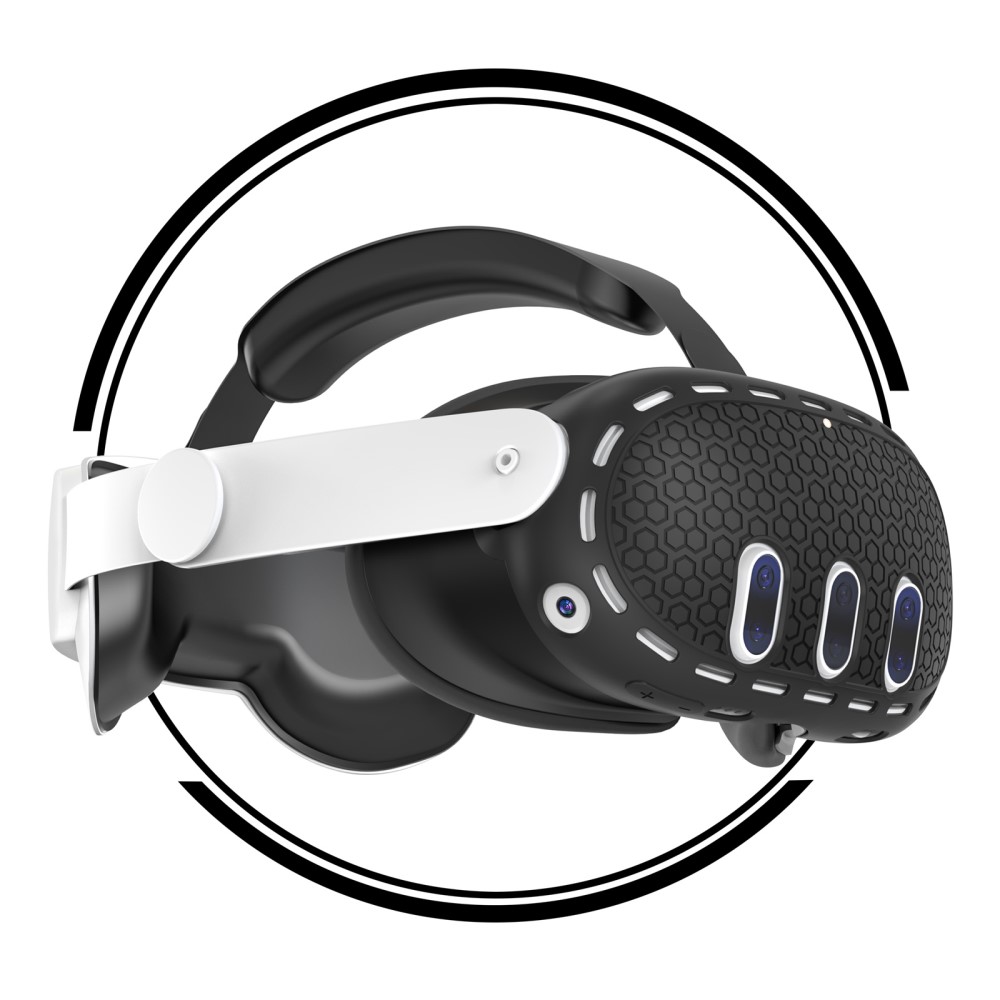  Meta Quest 3 Skal Till Headset Silikon Svart