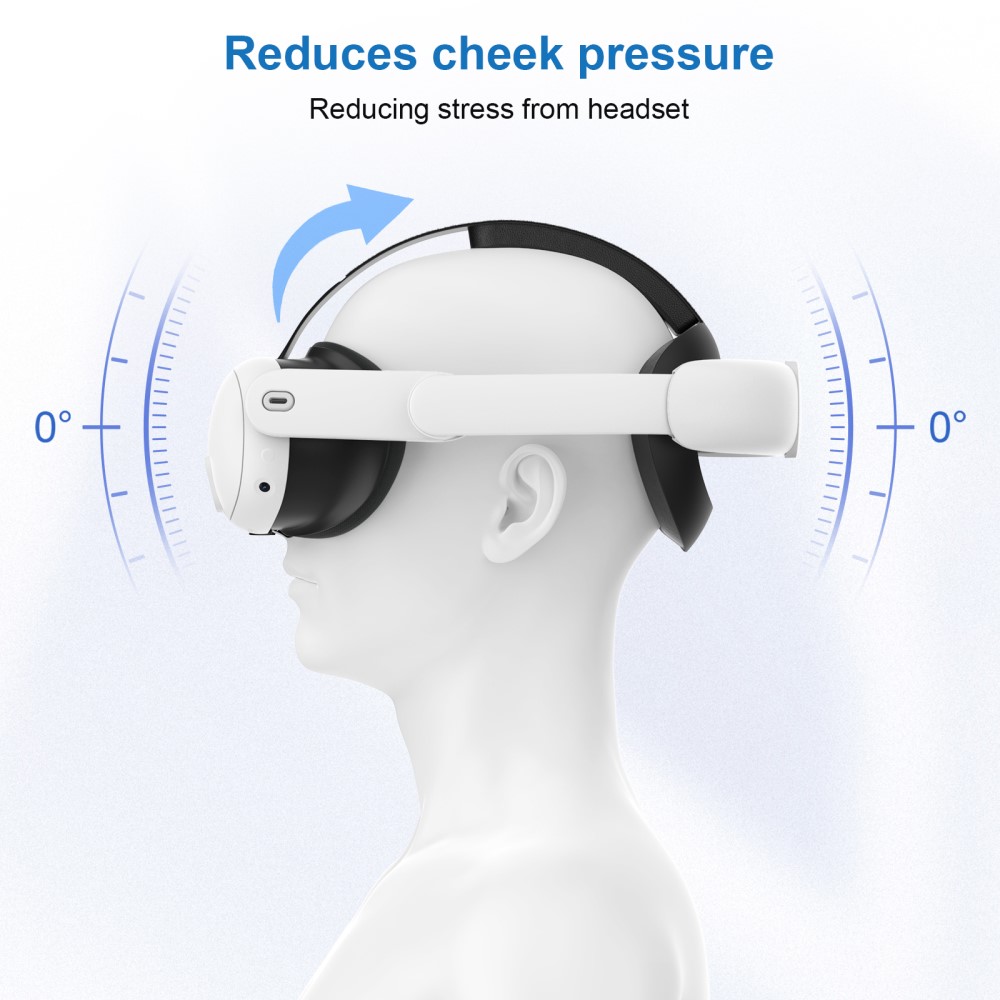 AMVR AMVR Meta Quest 3/3S VR Huvudband Justerbart
