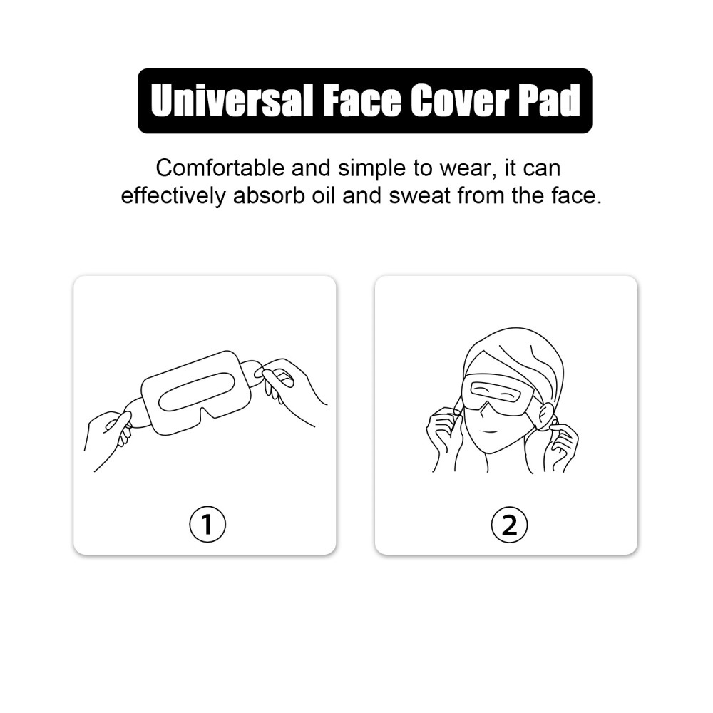  100-PACK Engångs VR Ansiktsmask