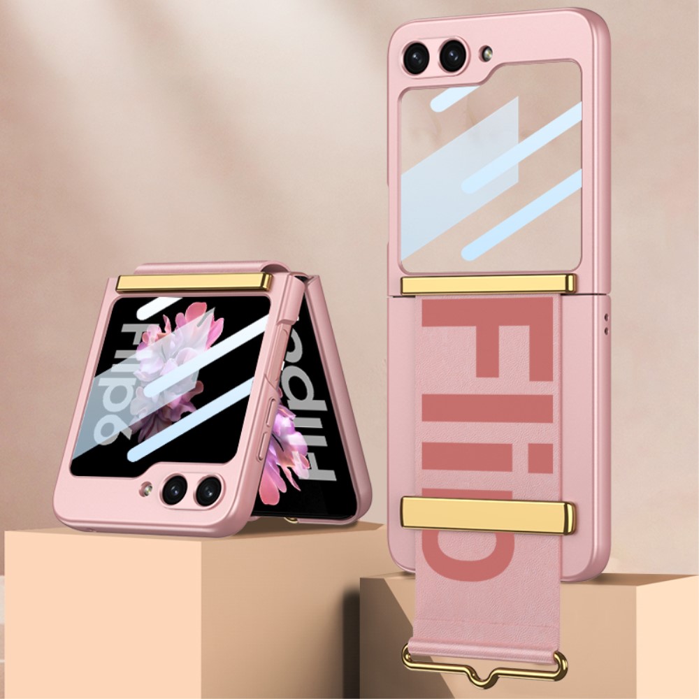 GKK GKK Galaxy Z Flip 6 / 7 FE Skal Bälte Hybrid Rosa