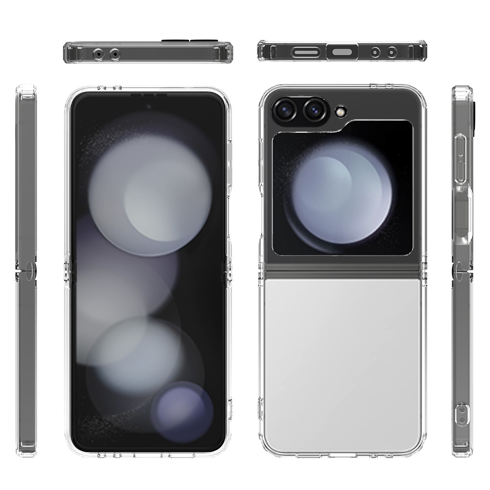  Galaxy Z Flip 6 / 7 FE Skal TPU/Akryl Transparent