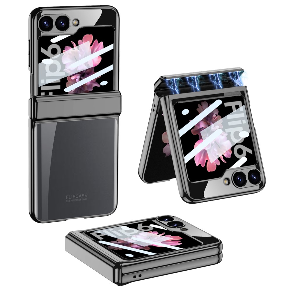 GKK GKK Galaxy Z Flip 6 / 7 FE Skal Tonad Svart