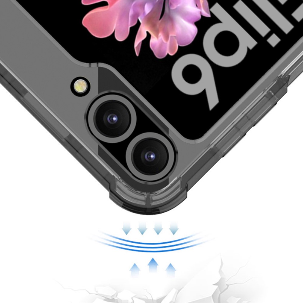 GKK GKK Galaxy Z Flip 6 / 7 FE Skal Med Ringhållare Transparent