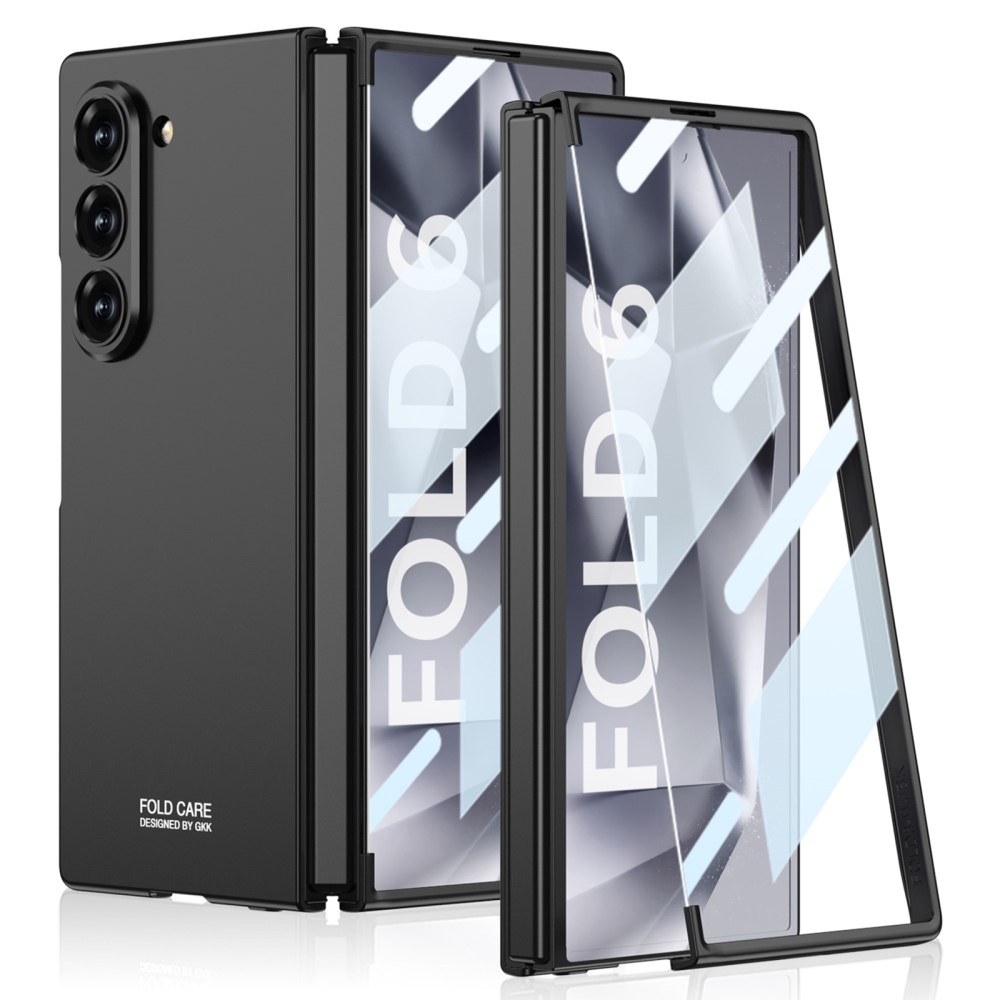 GKK GKK Galaxy Z Fold 6 Skal Med Skärmskydd Svart