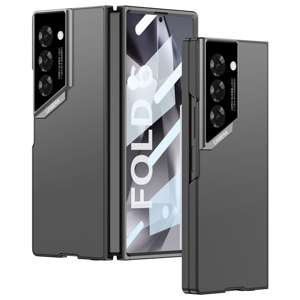 GKK GKK Galaxy Z Fold 6 Skal Med Skärmskydd Härdat Glas Svart