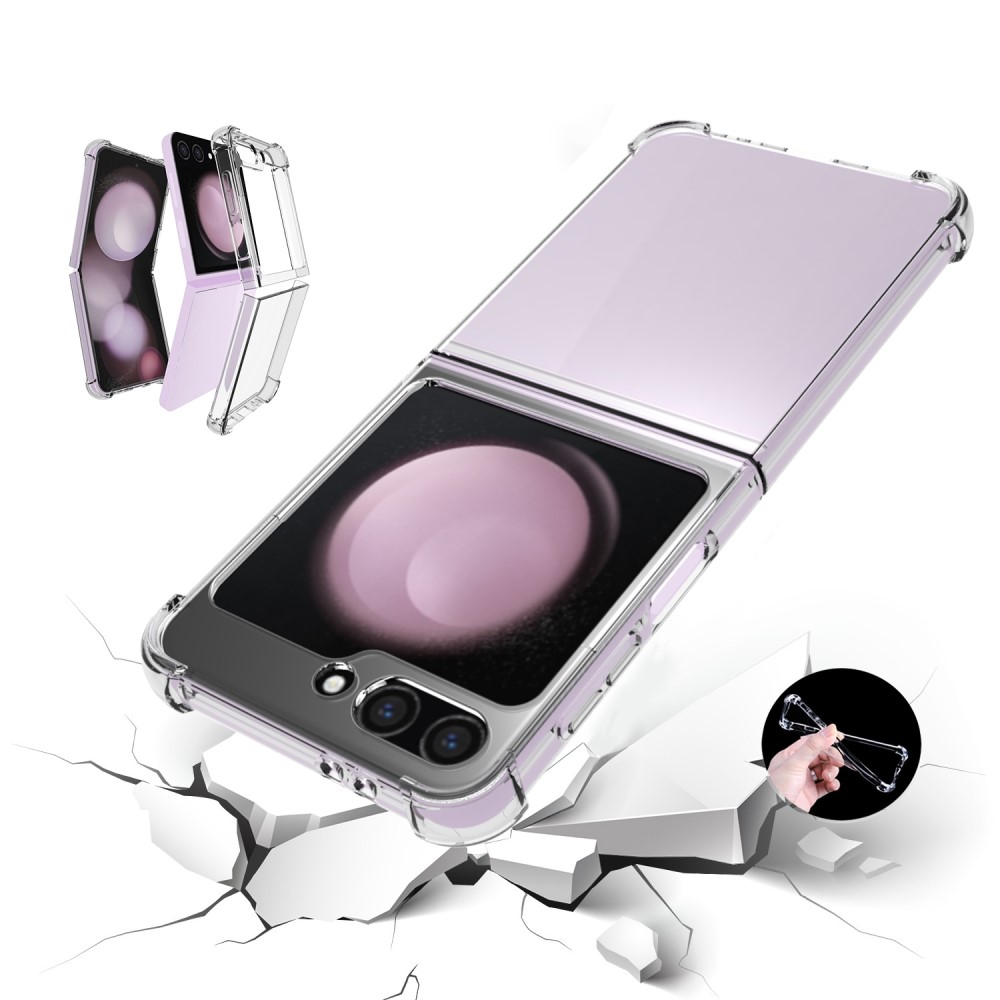  Galazy Z Flip 6 / 7 FE Skal Shockproof Transparent