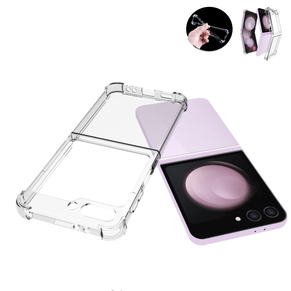  Galazy Z Flip 6 / 7 FE Skal Shockproof Transparent