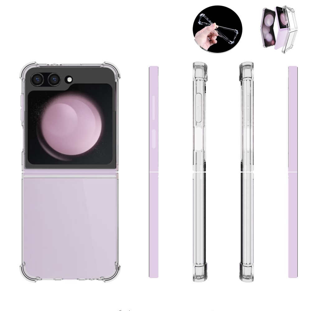  Galazy Z Flip 6 / 7 FE Skal Shockproof Transparent