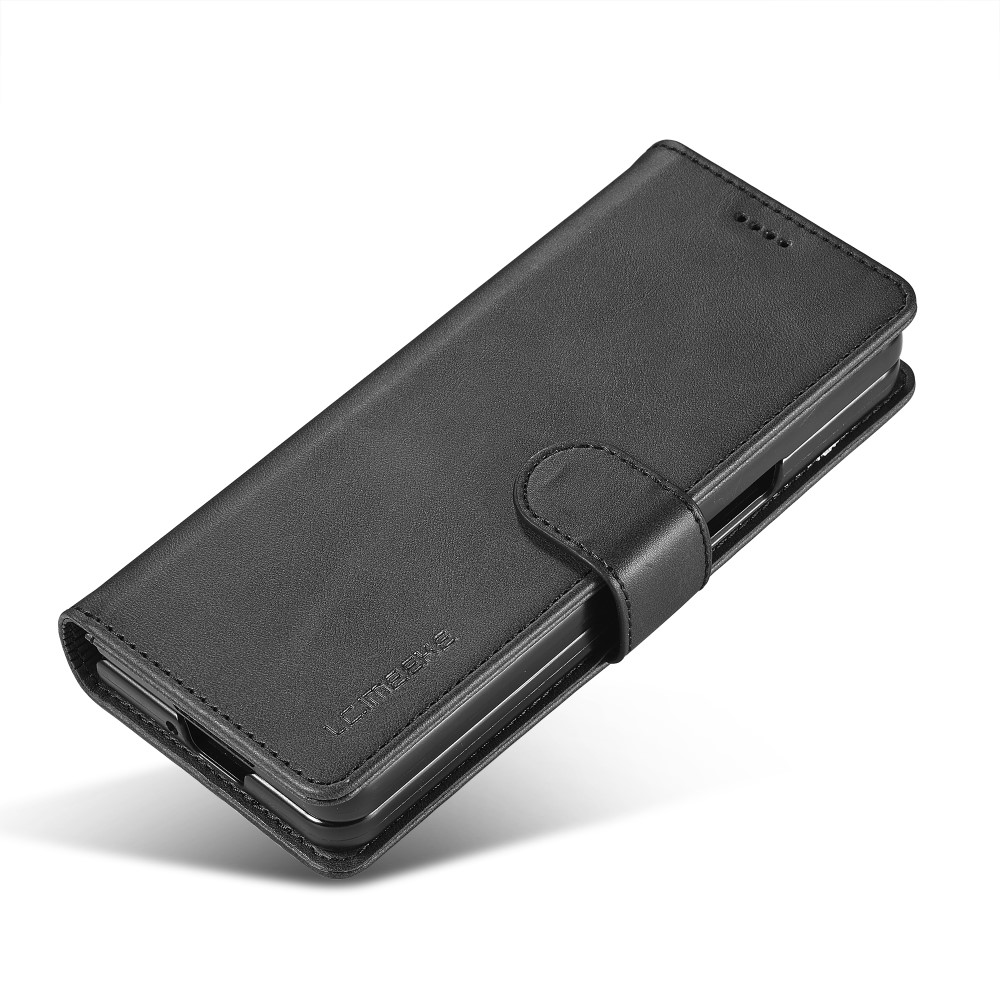 LC.IMEEKE LC.IMEEKE Galaxy Z Fold 6 Fodral Läder Svart