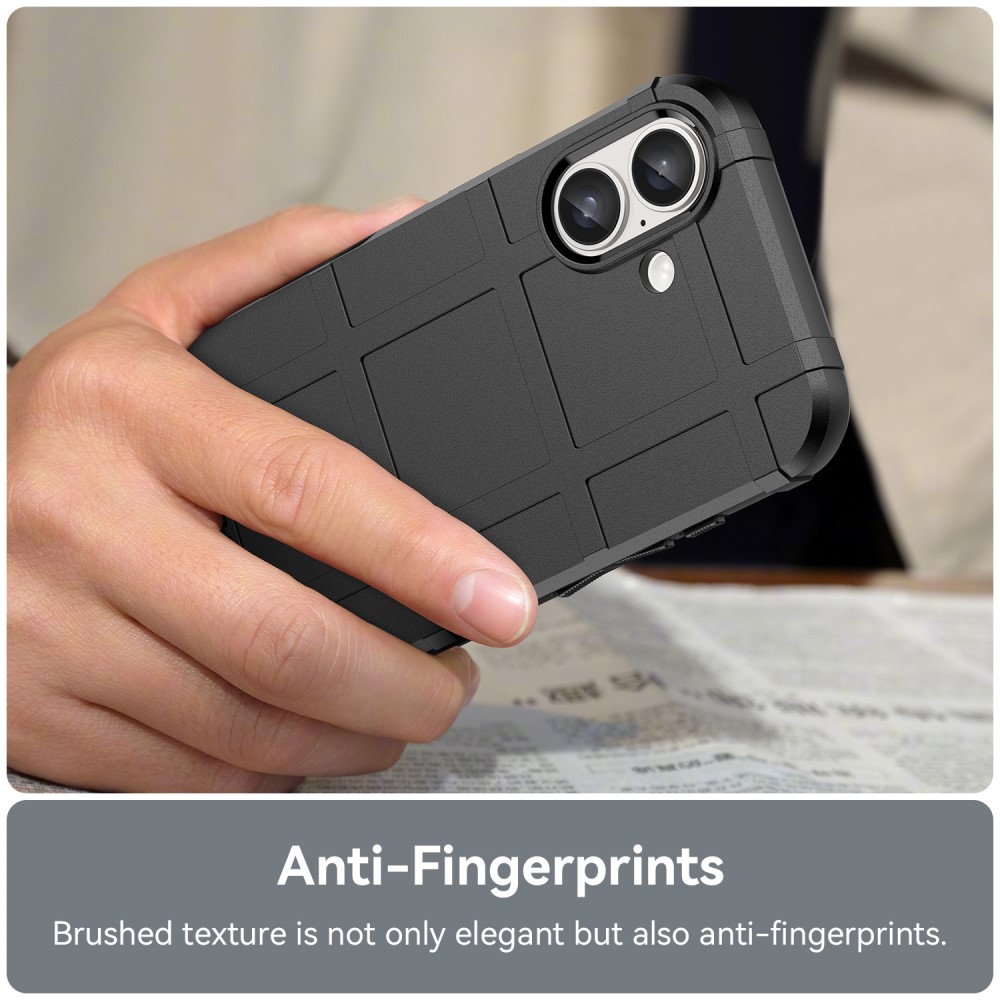  iPhone 16 Skal Robust Svart