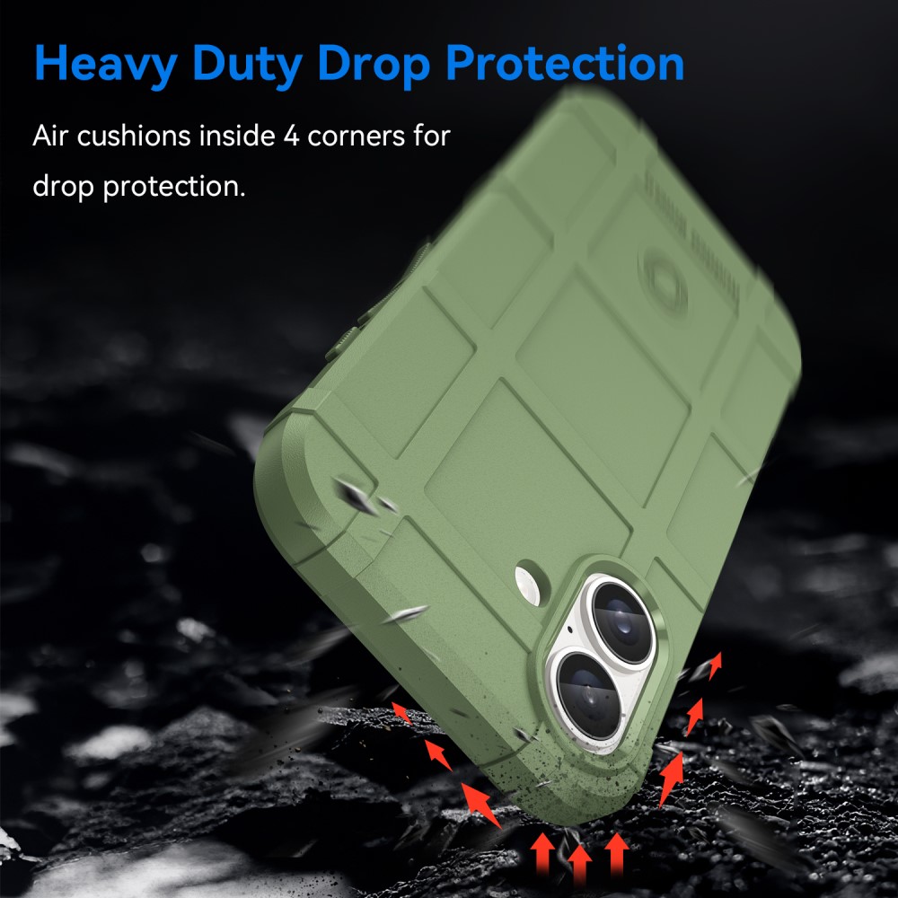  iPhone 16 Skal Robust Grön