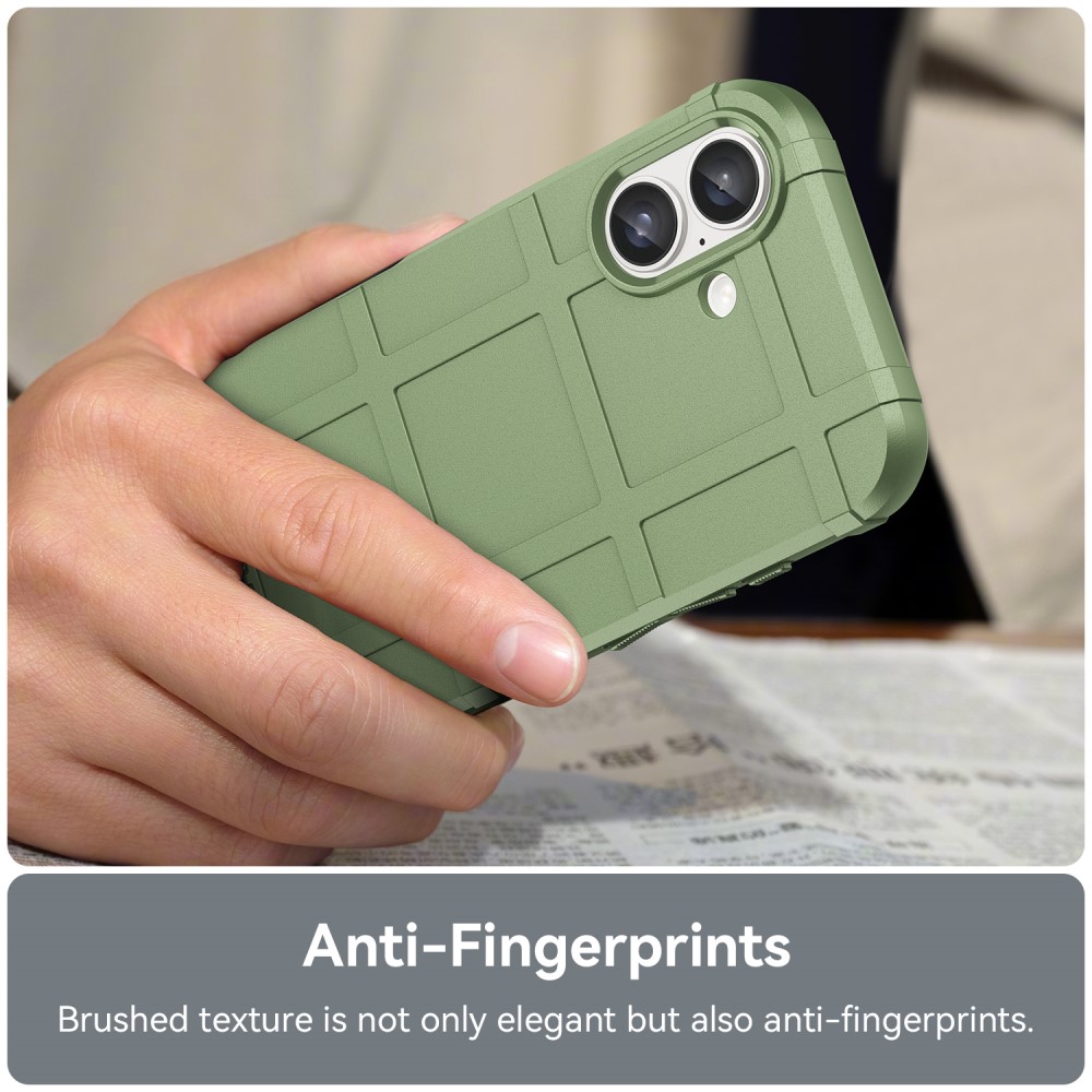  iPhone 16 Skal Robust Grön