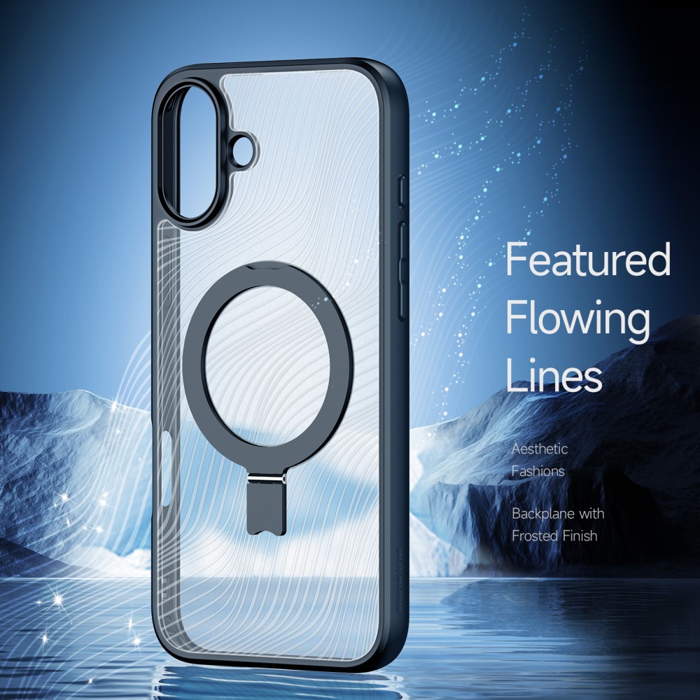 DUX DUCIS DUX DUCIS iPhone 16 Skal Kickstand Aimo Series Svart