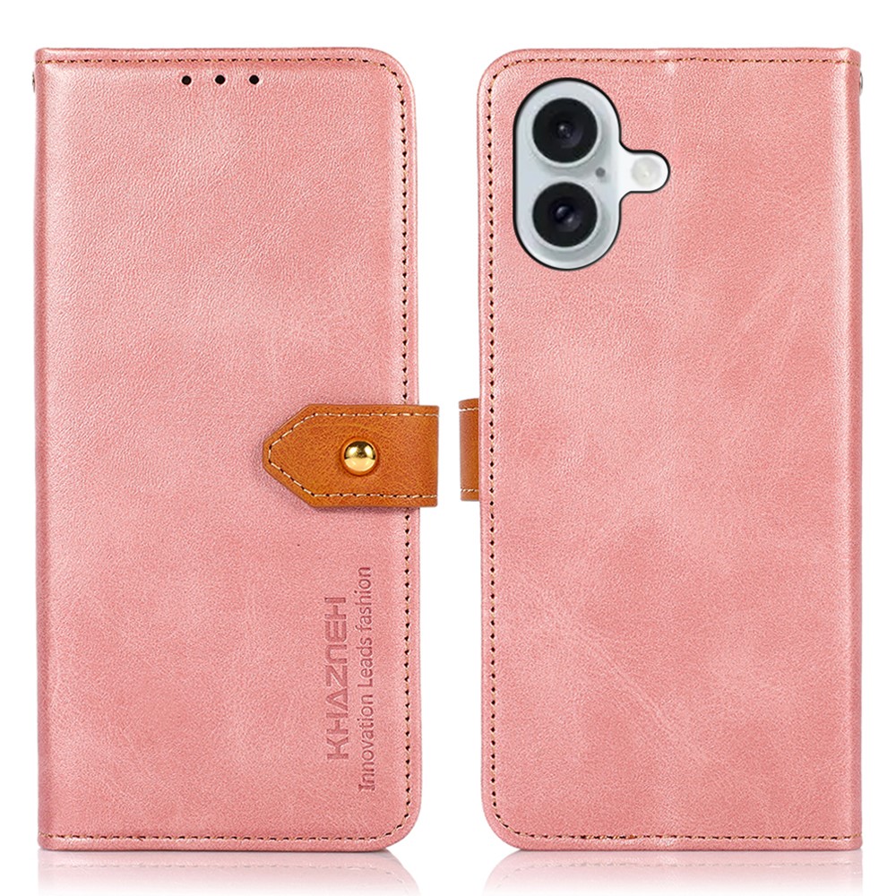KHAZNEH KHAZNEH iPhone 16 Fodral Dual-Color Roséguld