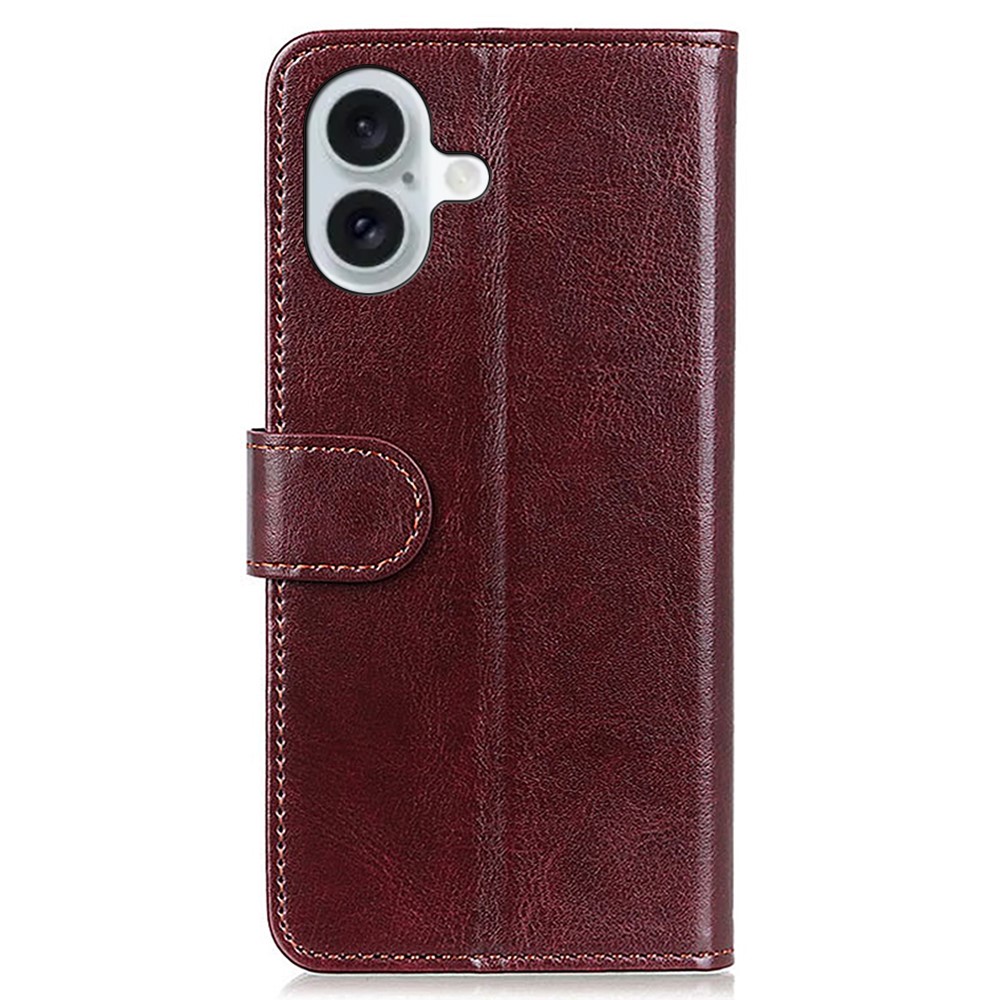  iPhone 16 Fodral Med Kortfack Brun