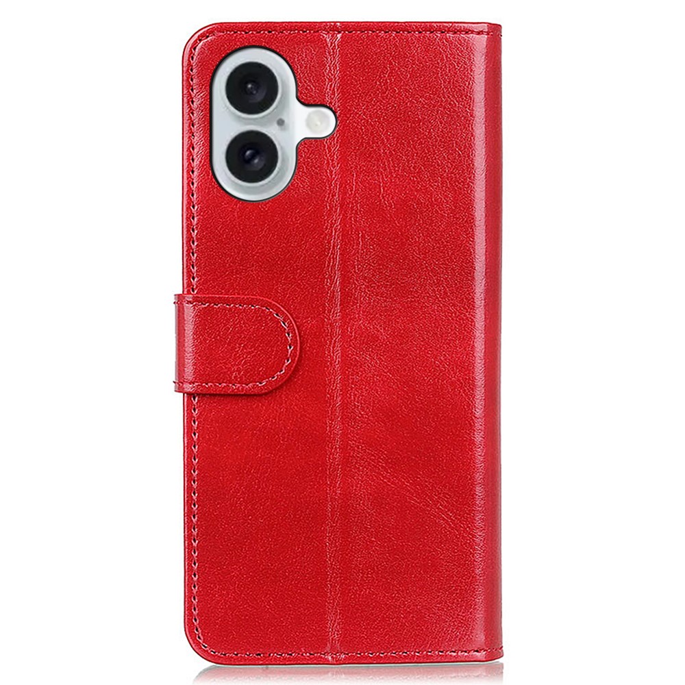  iPhone 16 Fodral Med Kortfack Röd