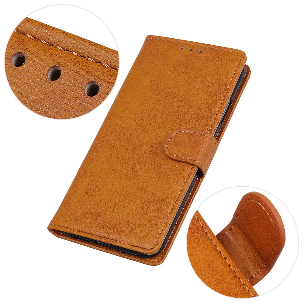  iPhone 16 Fodral Solid Läder Brun