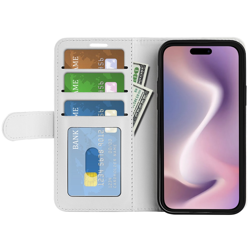  iPhone 16 Pro Fodral Crazy Horse Vit