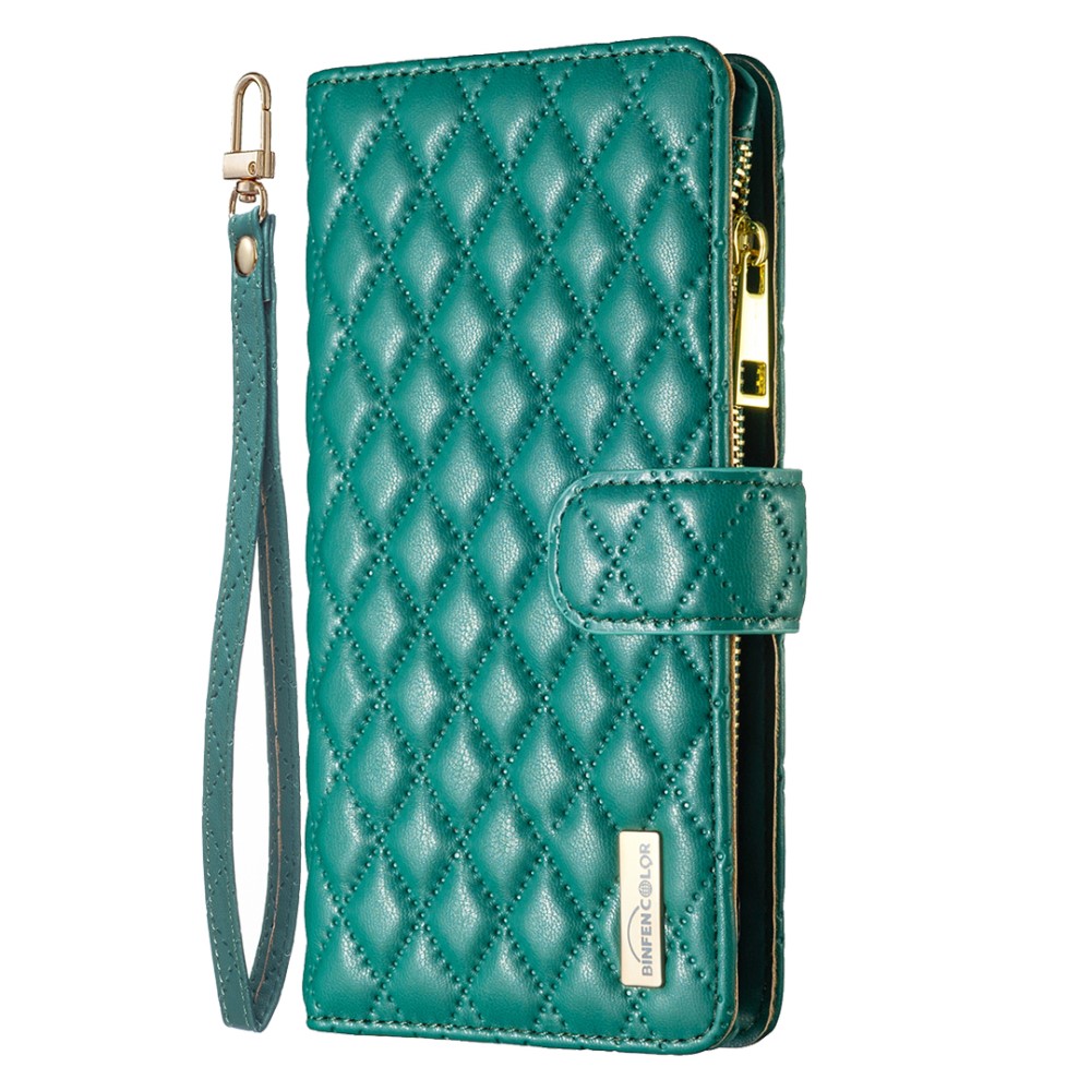 BINFEN BINFEN iPhone 16 Pro Fodral Diamond Multifunktionell Grön