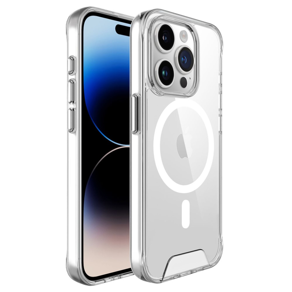  iPhone 16 Pro Skal MagSafe Shockproof Transparent