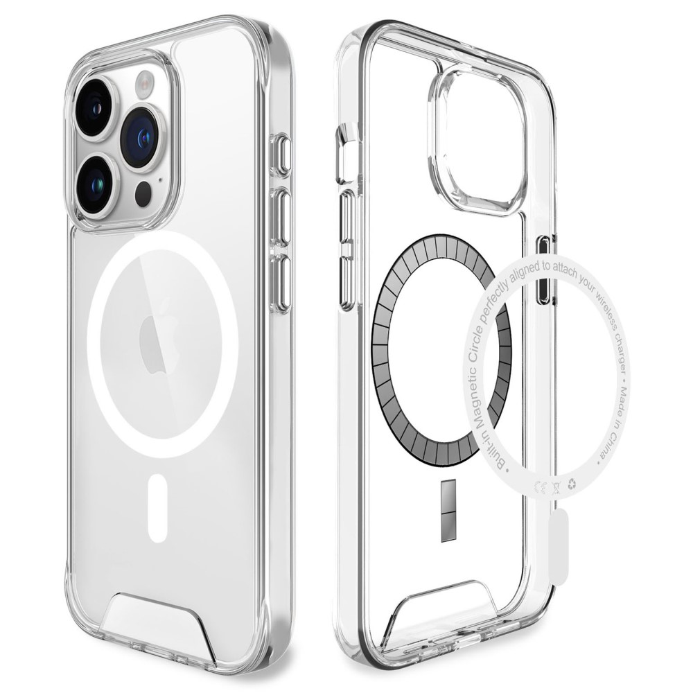  iPhone 16 Pro Skal MagSafe Shockproof Transparent