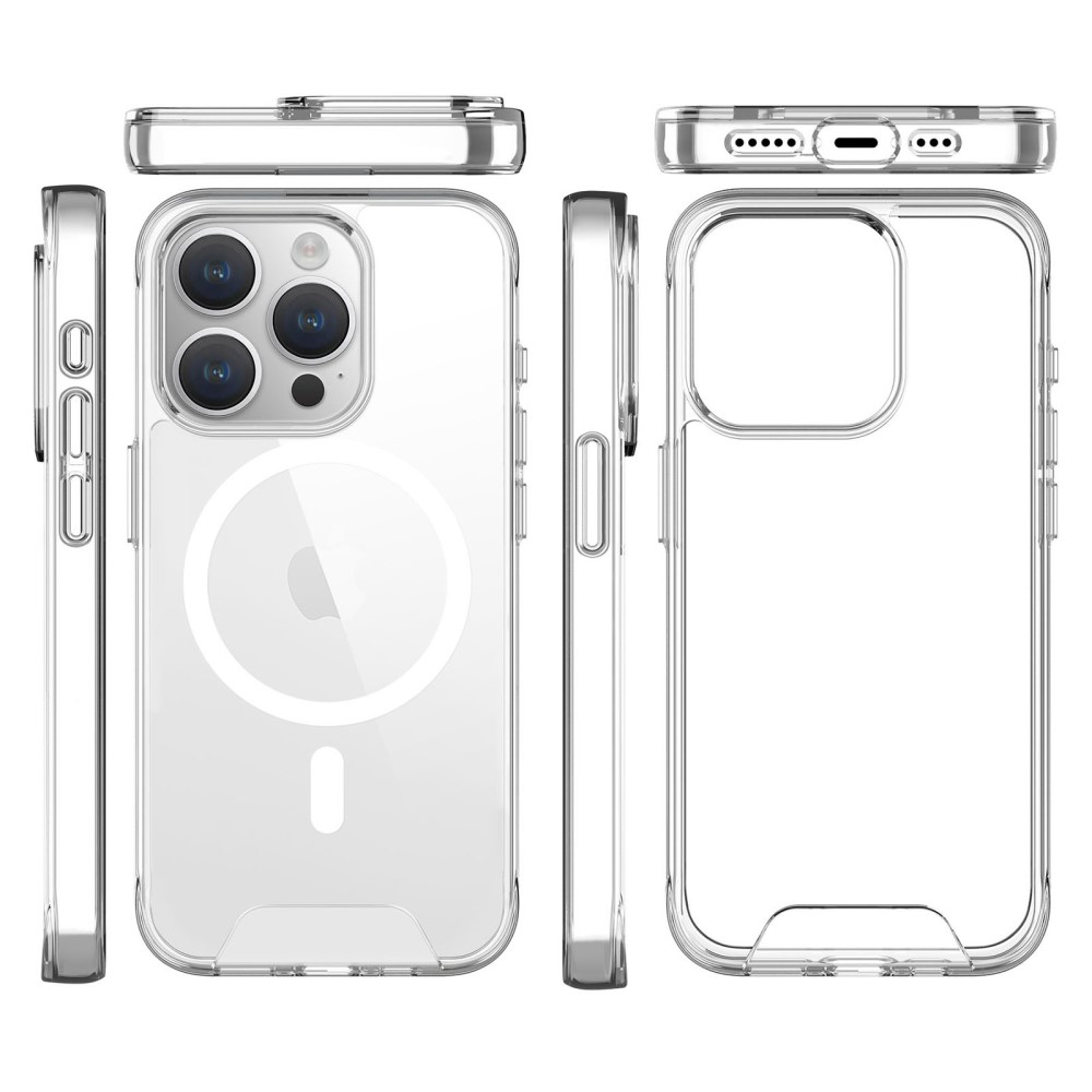  iPhone 16 Pro Skal MagSafe Shockproof Transparent