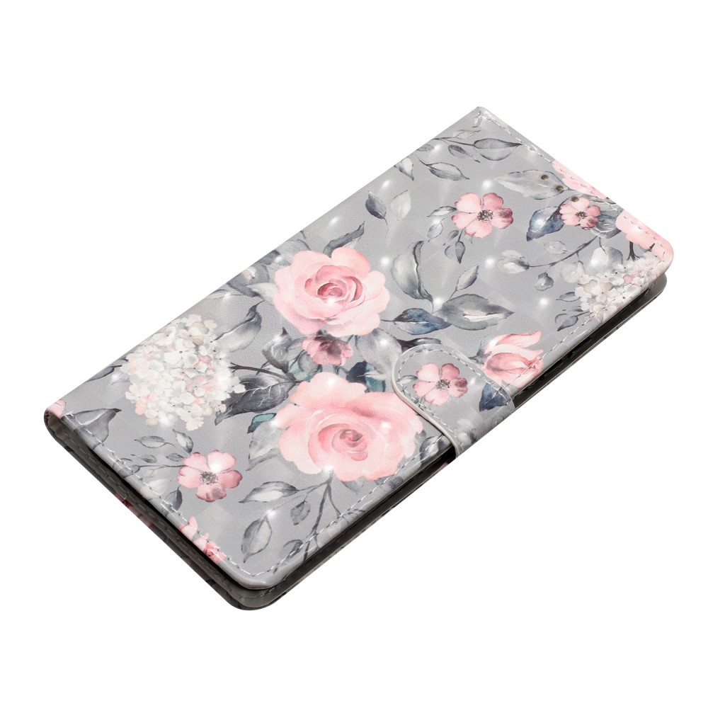  iPhone 16 Pro Fodral Rosa Blommor