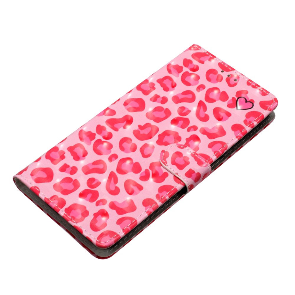  iPhone 16 Pro Fodral Rosa Leopard Mönster