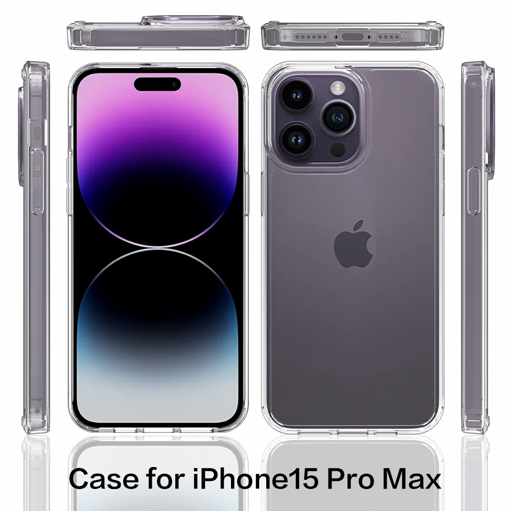  iPhone 16 Pro Skal Akryl/TPU Transparent