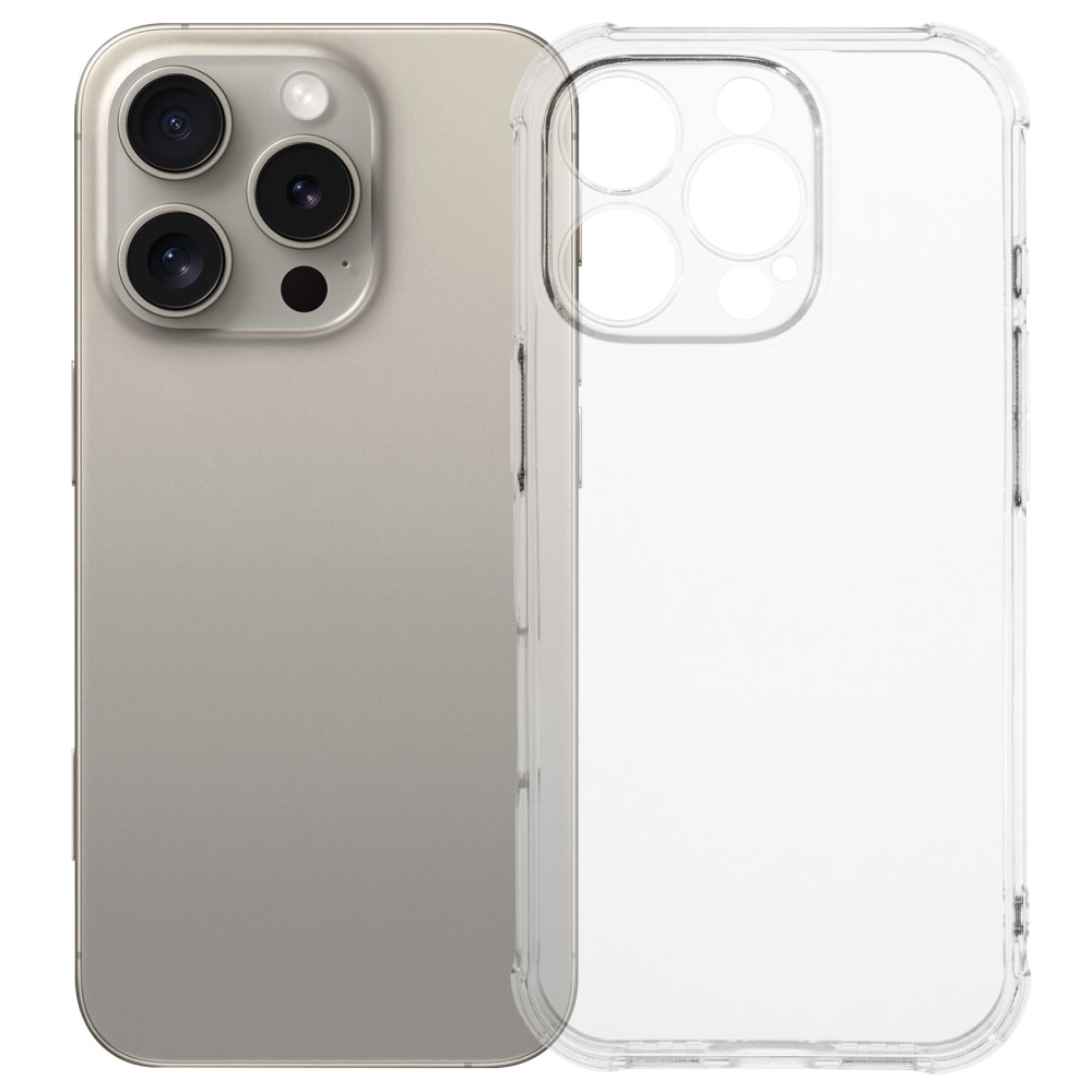  iPhone 16 Pro Skal Shockproof Transparent