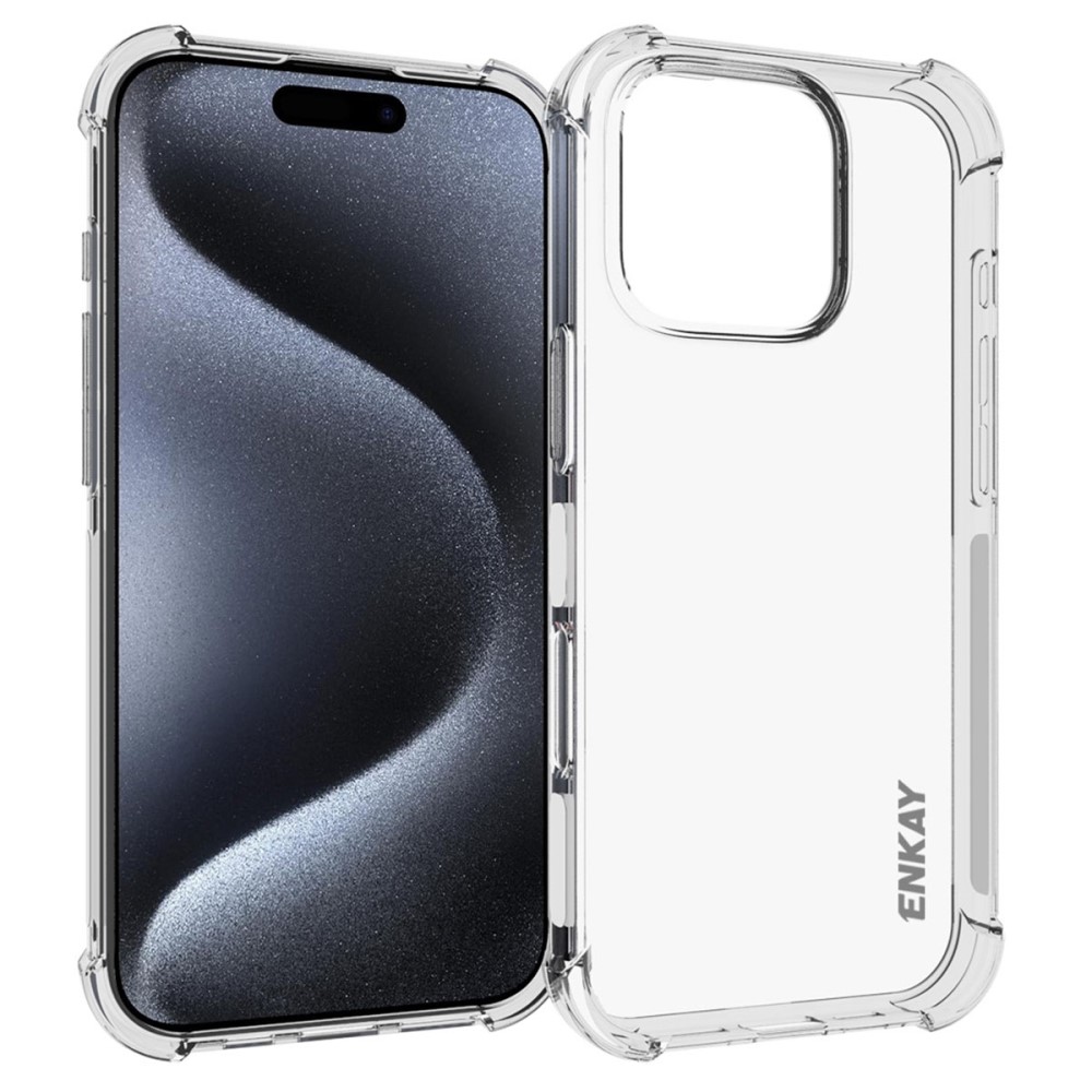 ENKAY ENKAY iPhone 16 Pro Skal Shockproof Transparent