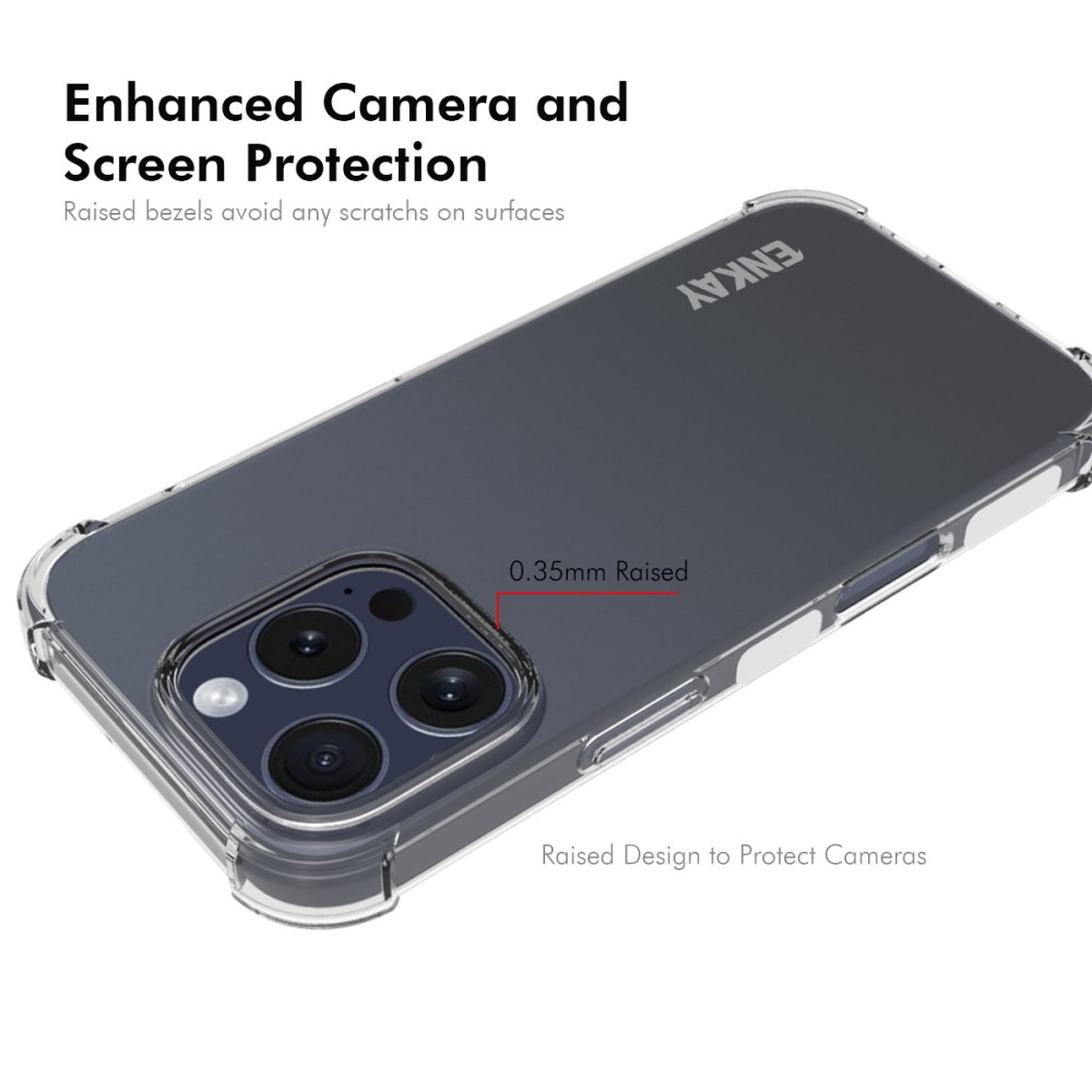 ENKAY ENKAY iPhone 16 Pro Skal Shockproof Transparent