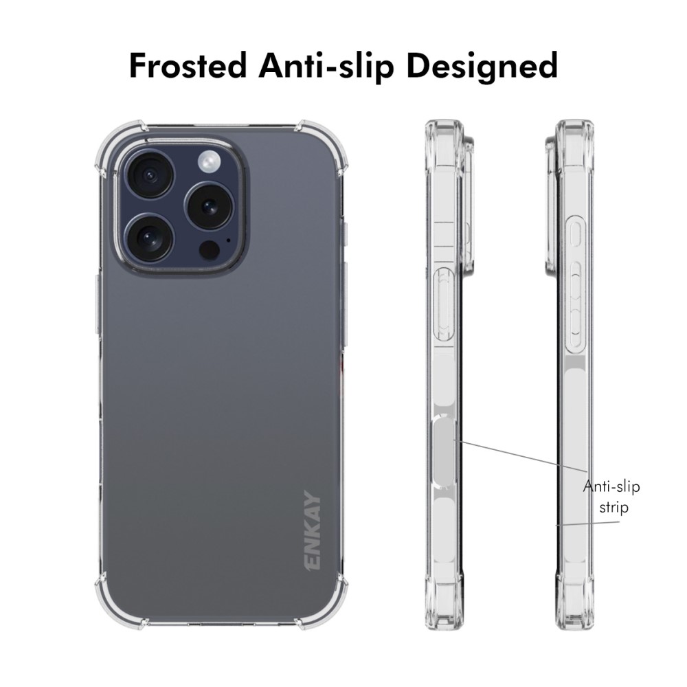 ENKAY ENKAY iPhone 16 Pro Skal Shockproof Transparent