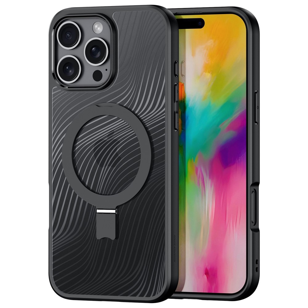 DUX DUCIS DUX DUCIS iPhone 16 Pro Skal MagSafe Aimo Series Kickstand Svart