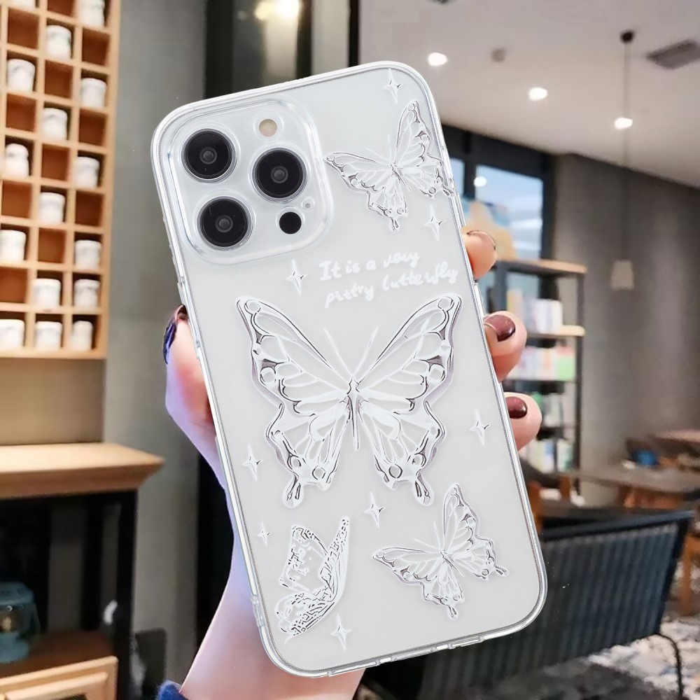  iPhone 16 Pro Skal TPU Fjärilar