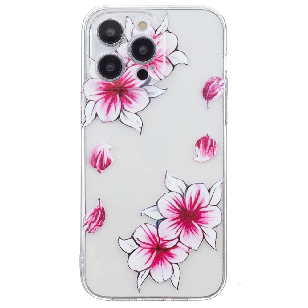  iPhone 16 Pro Skal TPU Blommor