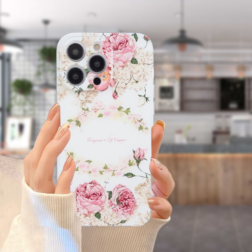  iPhone 16 Pro Skal TPU Rosor