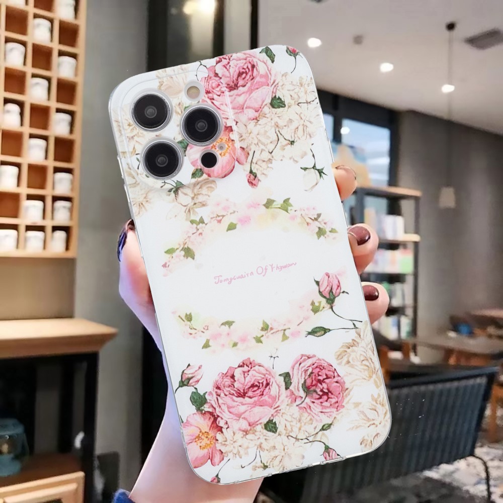  iPhone 16 Pro Skal TPU Rosor