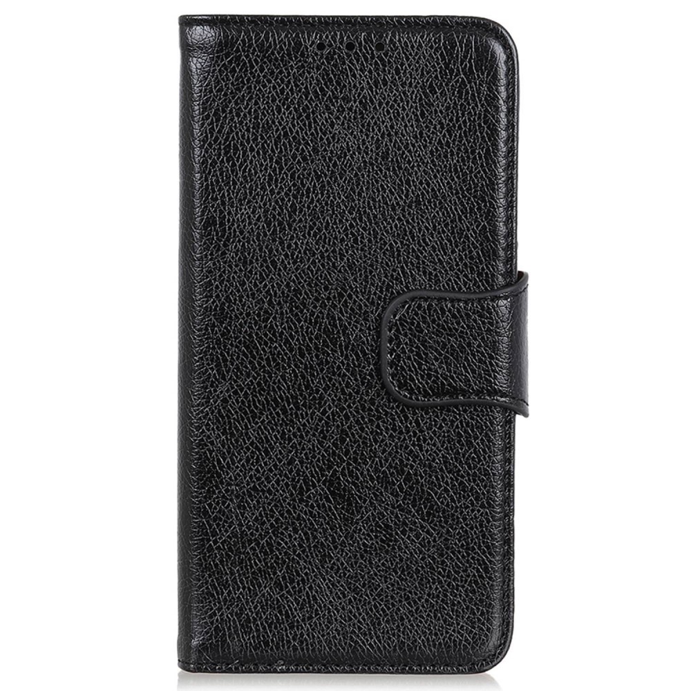  iPhone 16 Pro Fodral Split Läder Svart