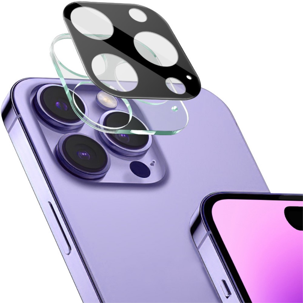 IMAK IMAK iPhone 16 Pro/16 Pro Max Linsskydd Härdat Glas Svart