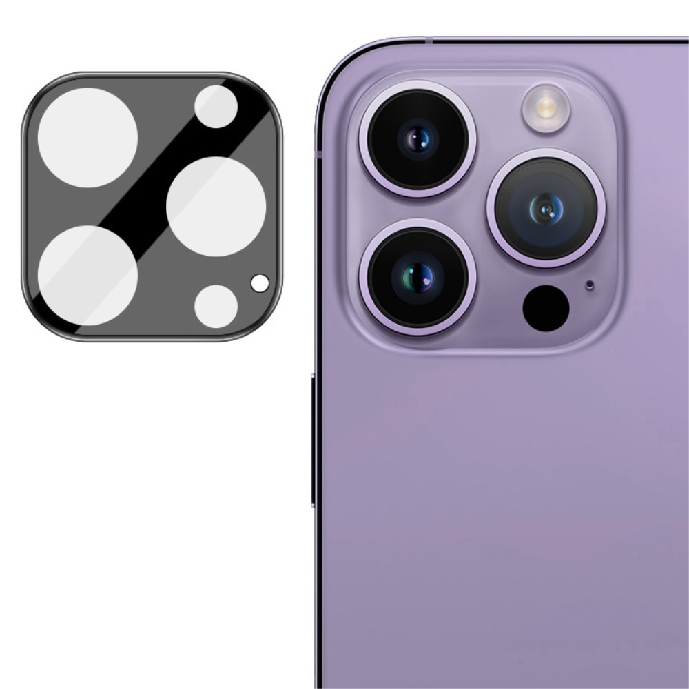 IMAK IMAK iPhone 16 Pro/16 Pro Max Linsskydd Härdat Glas Svart