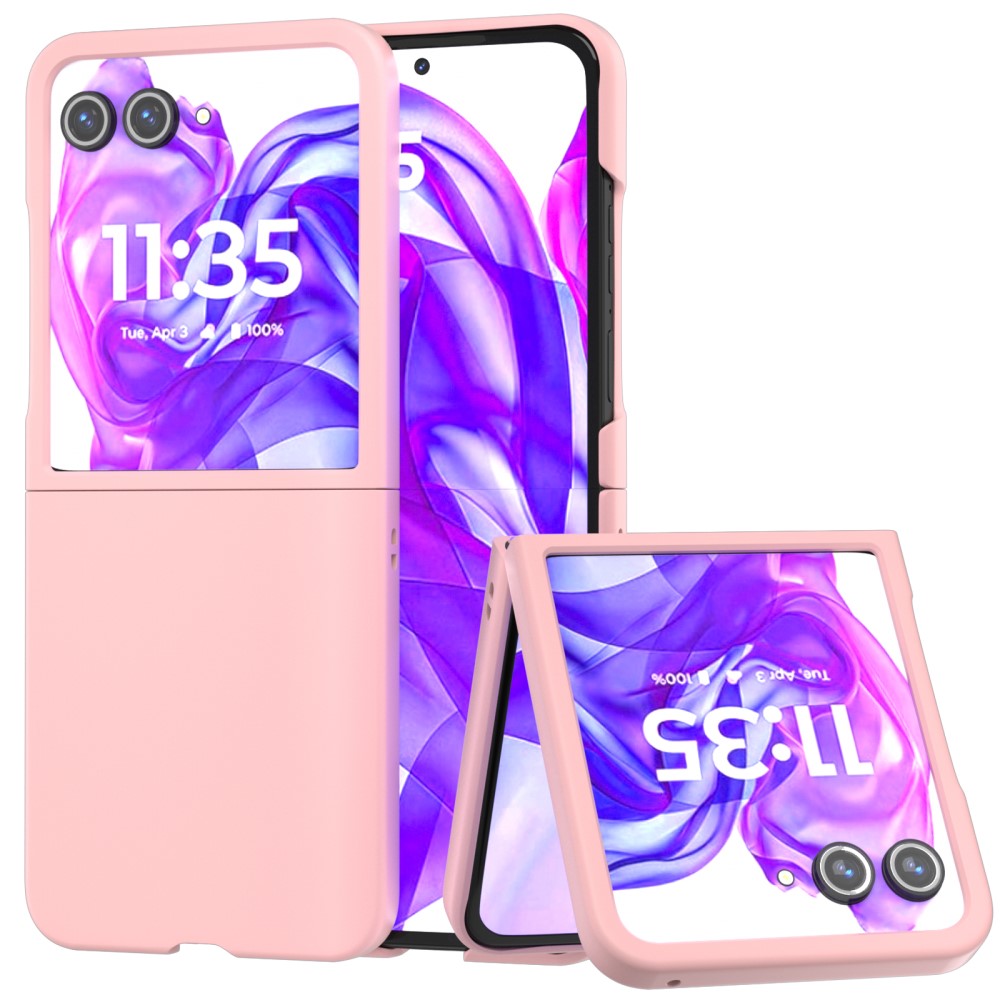  Motorola Razr 50 Ultra 5G 5G Mobilskal Skin Touch Rosa